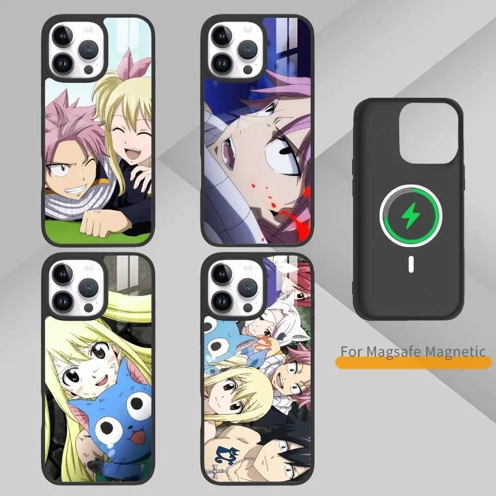 

ANIME Y-FAIRY TAIL Phone Case For iPhone 14,16,15,13,17,12,Plus,Pro,Max Magnetic For Magsafe Frosted Cover