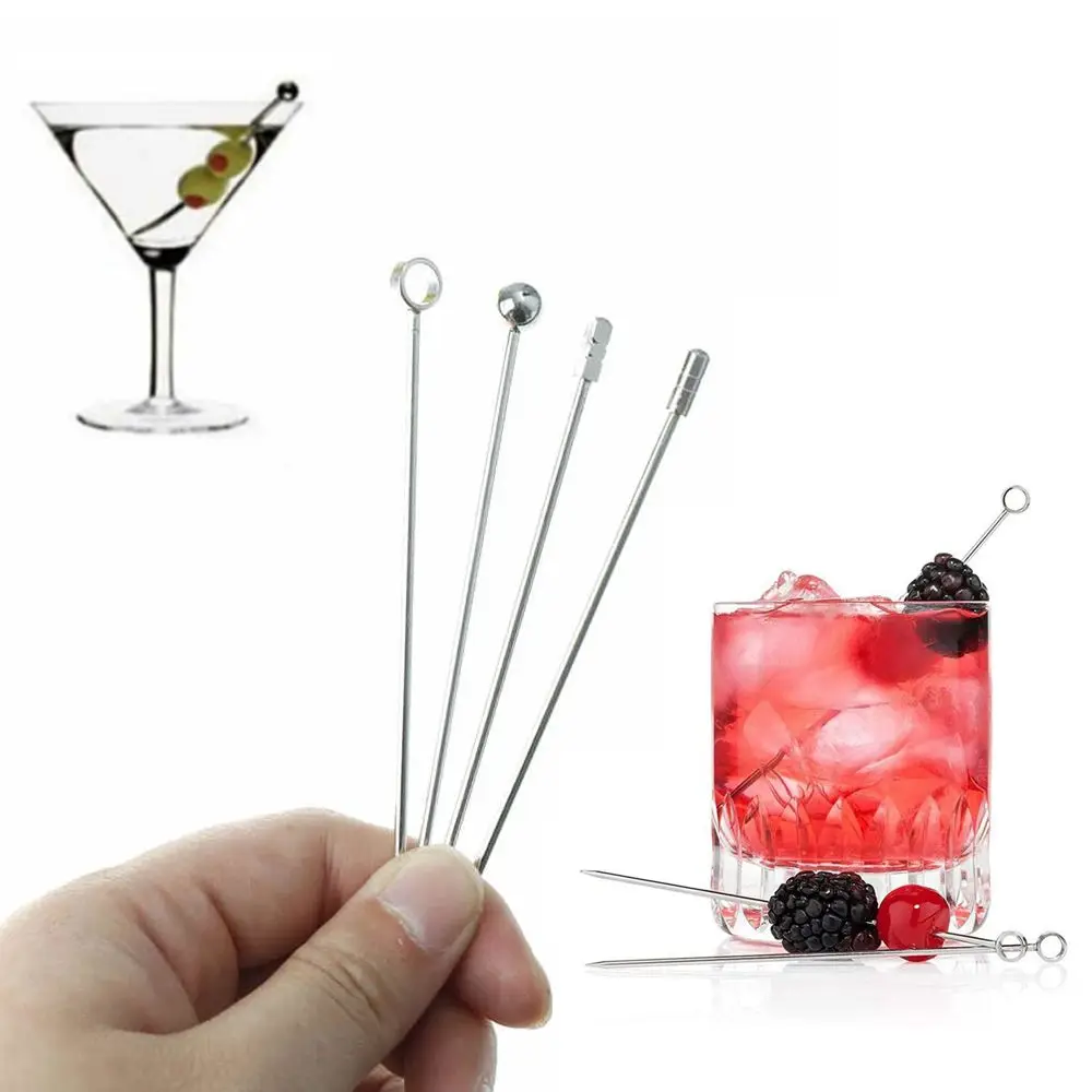 

Creative Party Bar Kitchen Tools For Drinks Cocktail Picks Fruit Fork Toothpicks Fruit Sticks