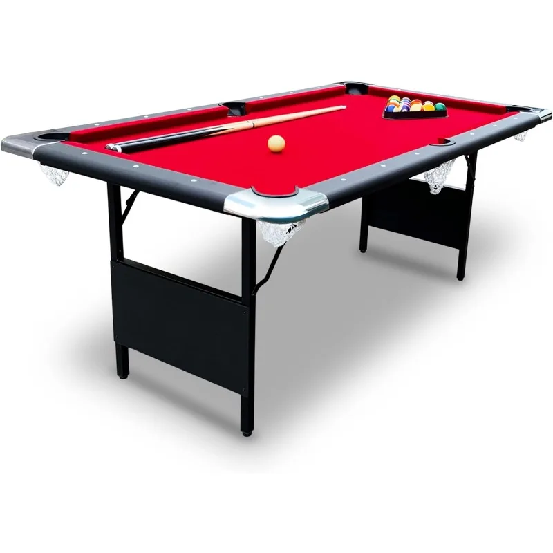 Folding Billiards Tables for Game Room with Storage