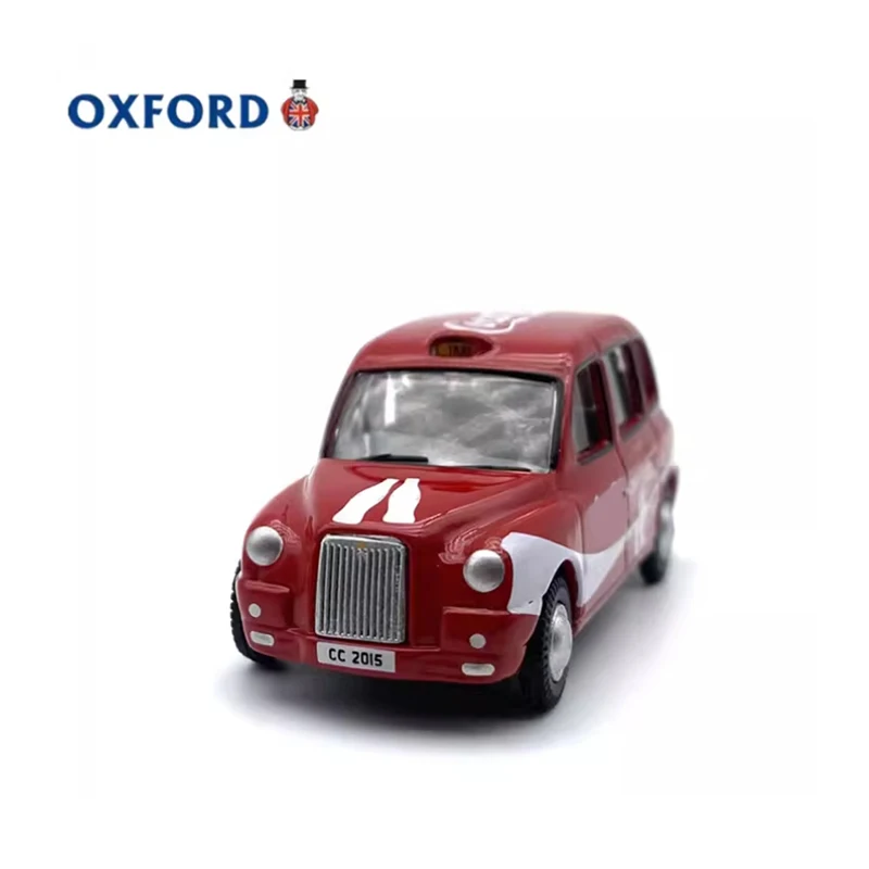 

OXFORD Diecast 1:76 Scale TX4 Taxi Alloy Classic Car Model Finished Product Simulation Toy Collection Static Model Ornament