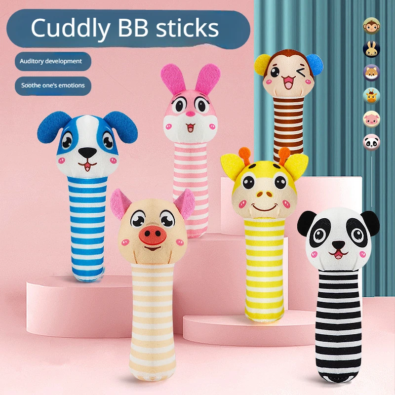 Bb Stick Baby Speelgoed Pluche Hand Rammelaar Cartoon Dier Can Wash Baby Comfort Bb Stick Handgreep Stick Juguetes Para Bebes0 12 Meses