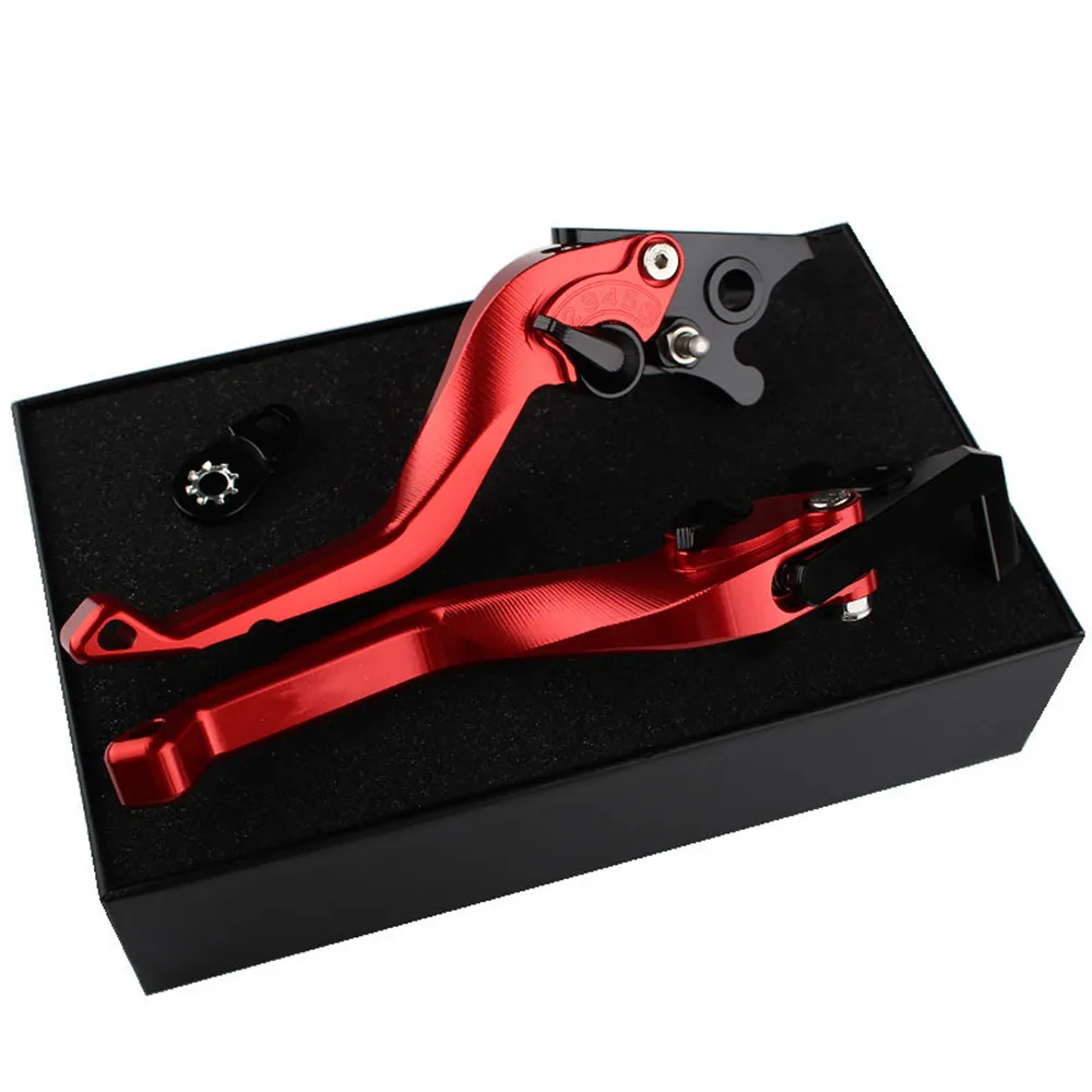 For KYMCO Xciting ST250 KRV180 Motorcycles Accessories Handles CNC Adjustable Brake Clutch Short Lever With Parking Function