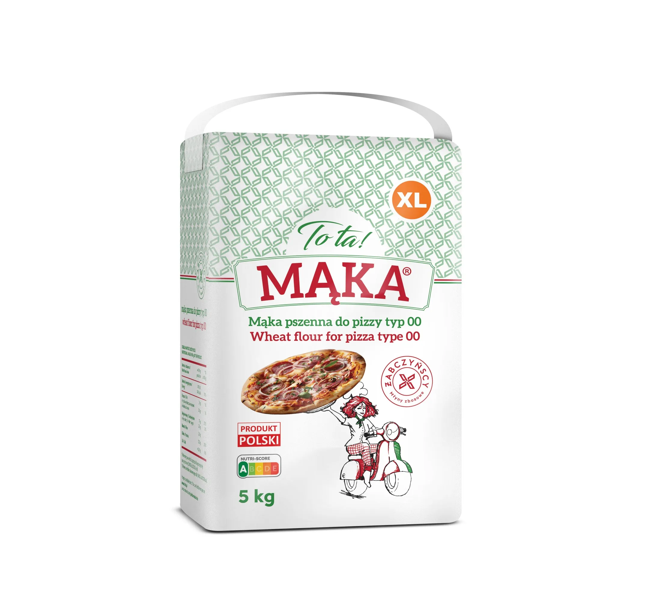 دقيق القمح على البيتزا نوع 00 5 كجم - توتا