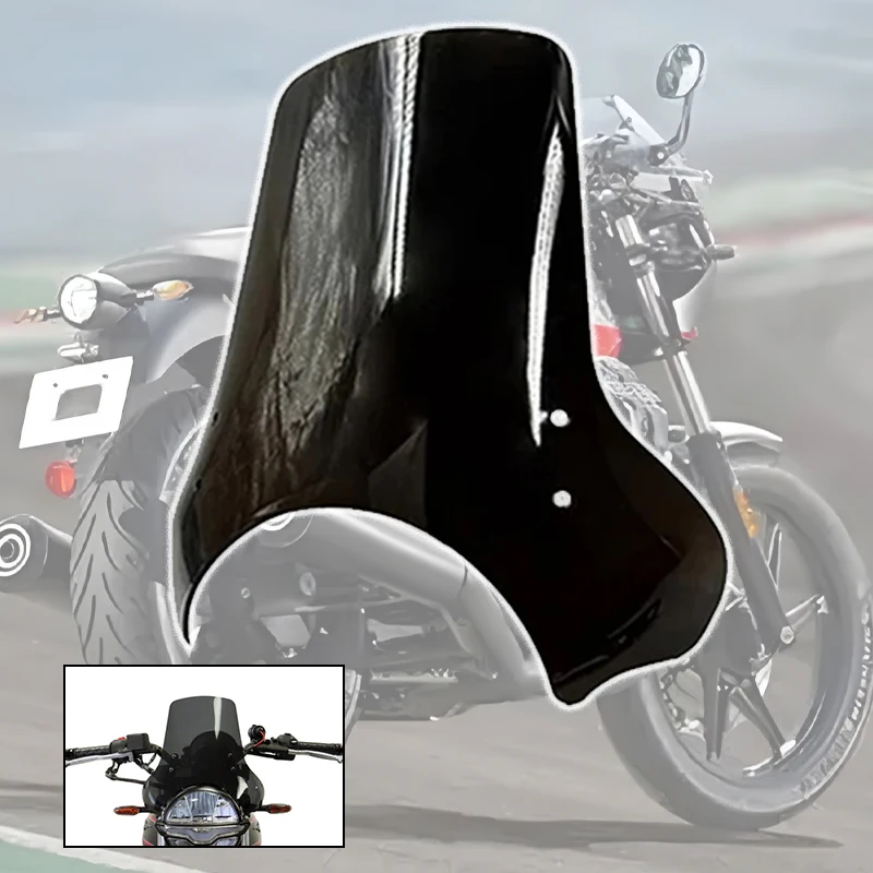 

Motorcycle Windshield For Moto Guzzi v7 850 Stone 2021 - 2025 Windproof Wind Screen Deflector V7 Special Edition 2023-2025