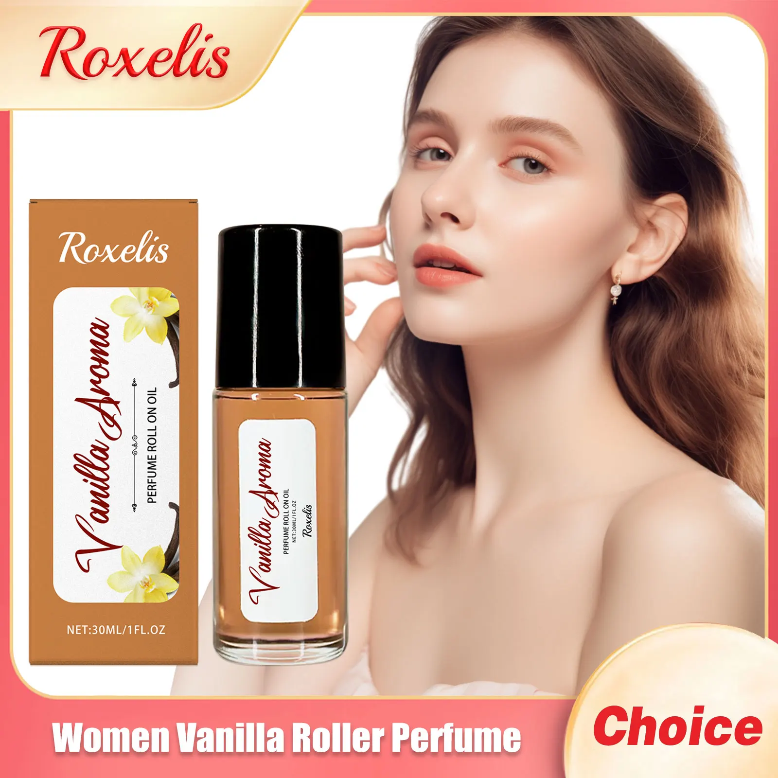 

Women Pheromone Perfume Floral Scent All Day Fresh Long Lasting Fragrance Daily Dating Flirting Encourage Vanilla Roller Perfums