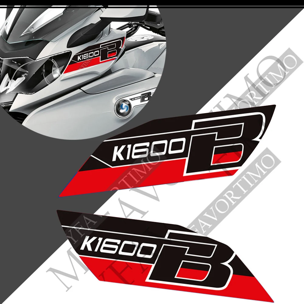 

Motorcycle Tank Pad Stickers Protection Fairing Fender Emblem Logo Cases Panniers Luggage Trunk For BMW K1600B K1600 K 1600 B