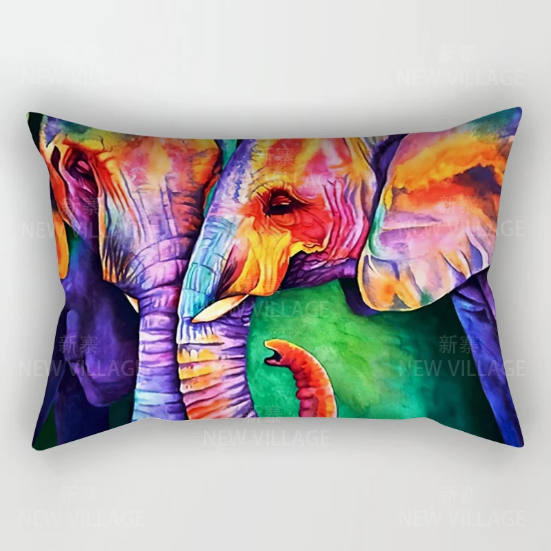Home autumn decoration Colorful pattern pillow cushion cover decorations throw pillow covers 30*50 pillowcase 30x50 40x60 50*70