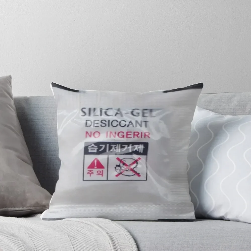 Silica Gel please do not ever eat Throw Throw Pillow Embroidered Cushion Cover ornamental pillows Cushion Cover Set pillow