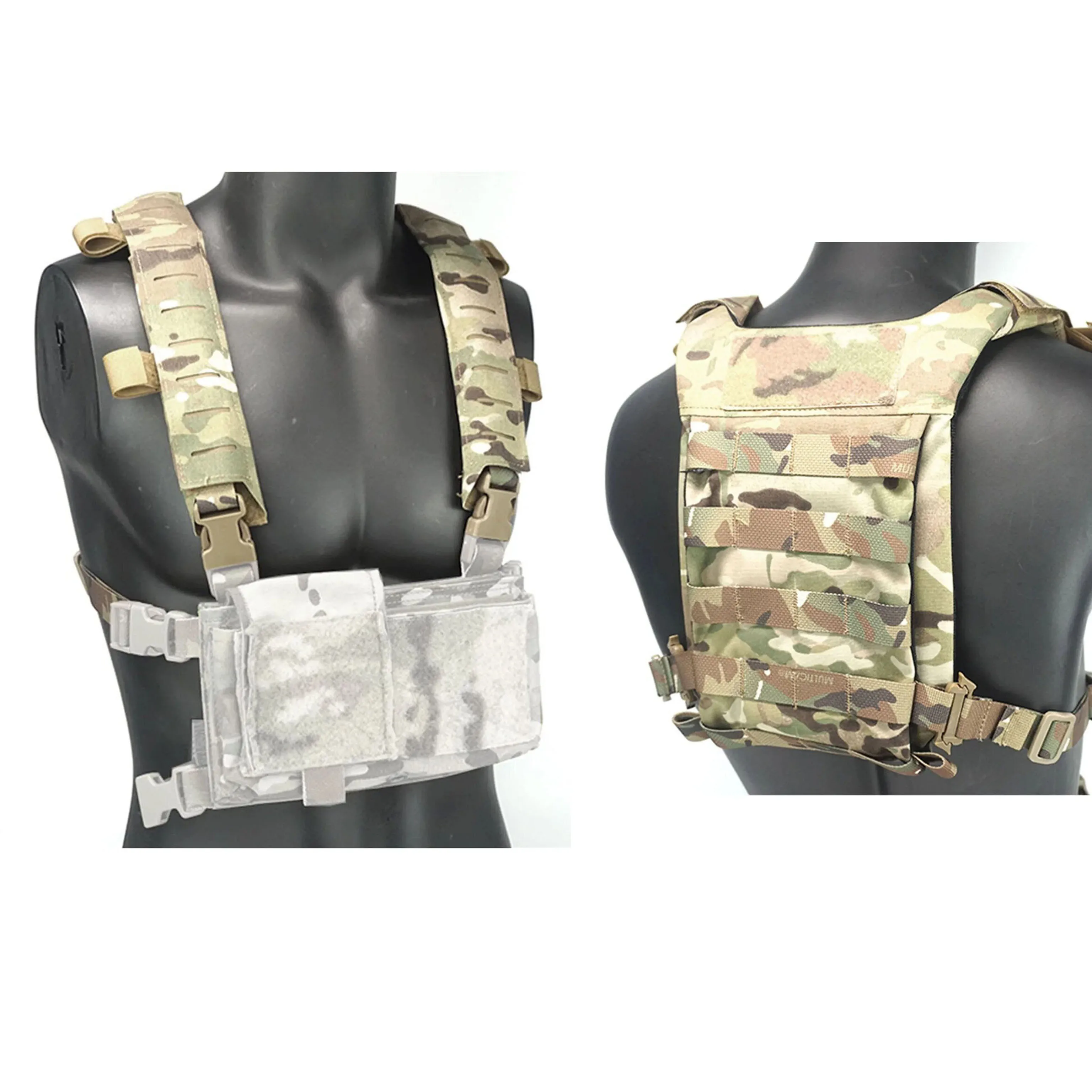 DMGear MOLLE Backplane D3 SS Series Chest Hang General Camouflage Light Weight Tactical Gear Hunting Equipment Accessory