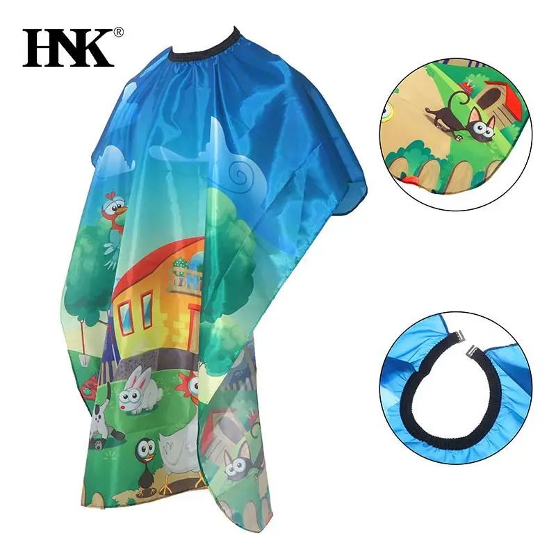 

1pc Kids Haircut Hairdresser Barber Cape Apron Waterproof Durable Hairdresser Tool Salon Cloth Hair Cutting Cape For Barber Shop