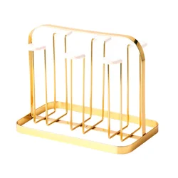 Mug Organizer Metal Cup Drying Rack For Countertop Drainer Stand Glass Bottle Holder Coffee Mug Holder For Office Coffee Mugs