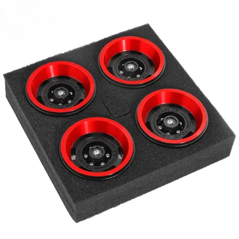 4PCSBeadlock جنوط عجلات سبائك الألومنيوم ل 1:10 RC الزاحف SCX10 90046 SCX10 III AXI03007 CC01 D90 D110 1.9 الإطارات الزاحفة #4
