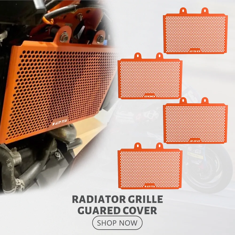 

2024 2023 Motorcycle Accessories For KTM Duke 125 200 250 390 Duke 2017-2020 2021 2022 Radiator Guard Protector Grille Cover