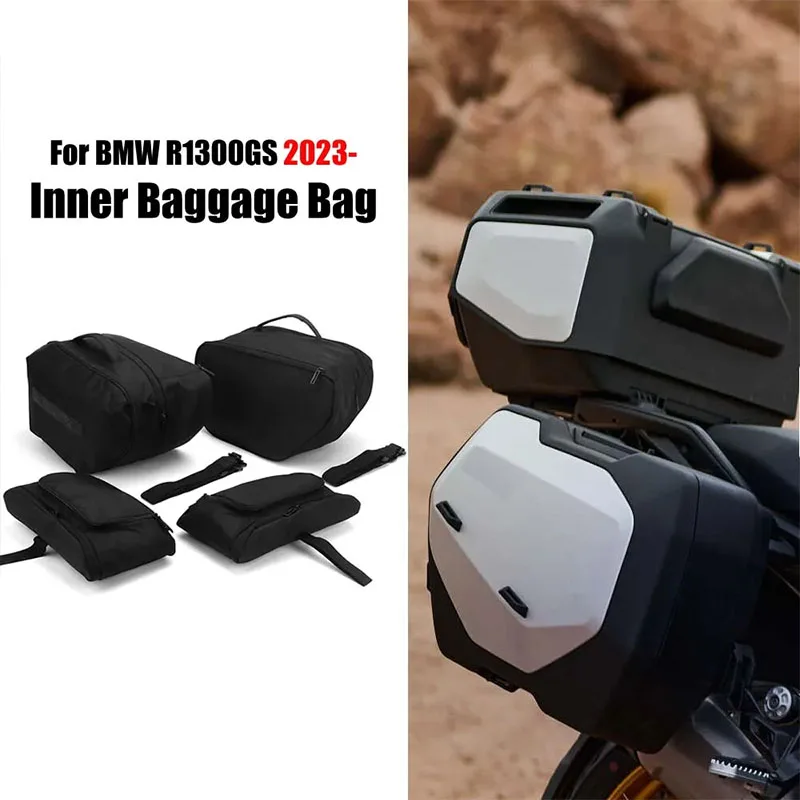 

Внутренняя сумка Pannier для BMW R1300GS R1300 GS R 1300 GS, мотоциклетная черная расширяемая сумка для багажа r1300gs 2023 2024