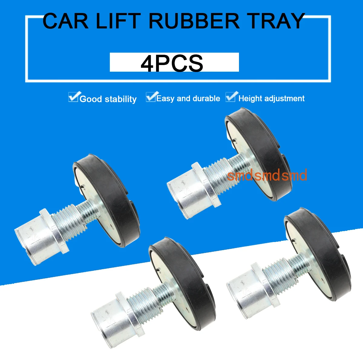 

4 Pcs Jack Pad Lift Rubber Pad Frame Rail Adapter for Pinch Weld Side Lifter Auto Lift Rubbers Pads Tool for Jacks