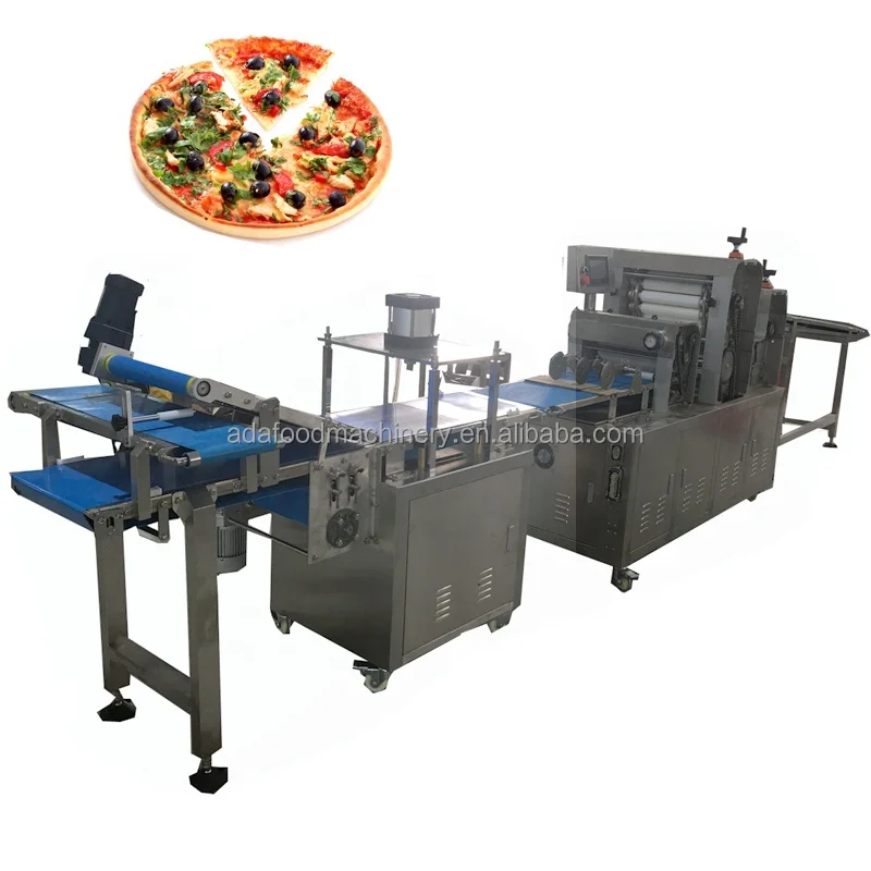 Ada industrielle Pizza Naan machen Maschine automatische Pizza Produktions linie Pizza Brot machen Maschine