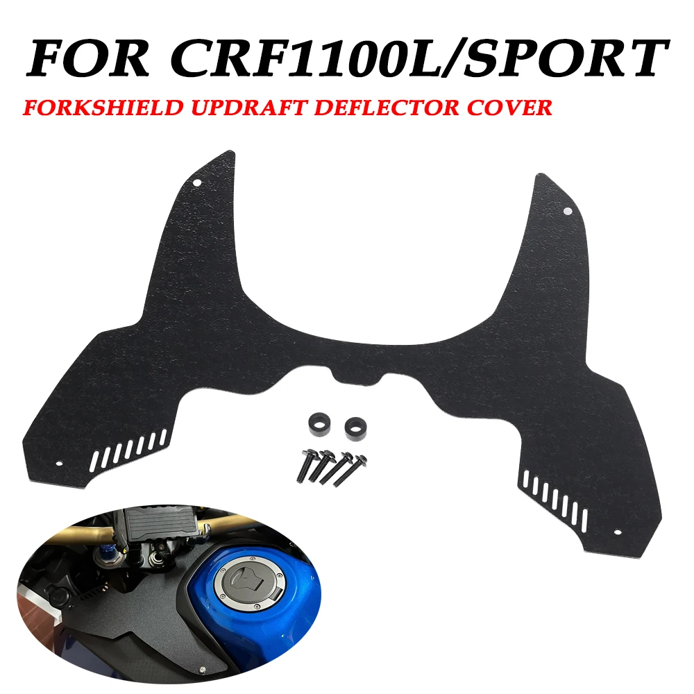 

For HONDA CRF1100L Africa Twin Adventure Sports ES DCT 2020 2021 2022 2023 2024 Motorcycle Forkshield Updraft Deflector Cover