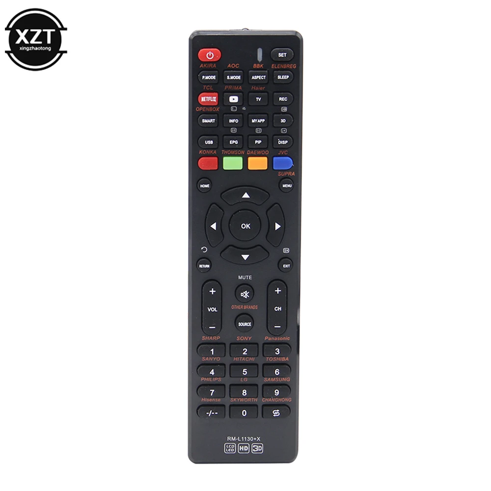 Rm-L1130+X Universal LCD TV Remote Control For DAEWOO AKIRA AOC BBK ELENBREG PRIMA OPENBOX THOMSON JVC SUPRA Smart TV Controller