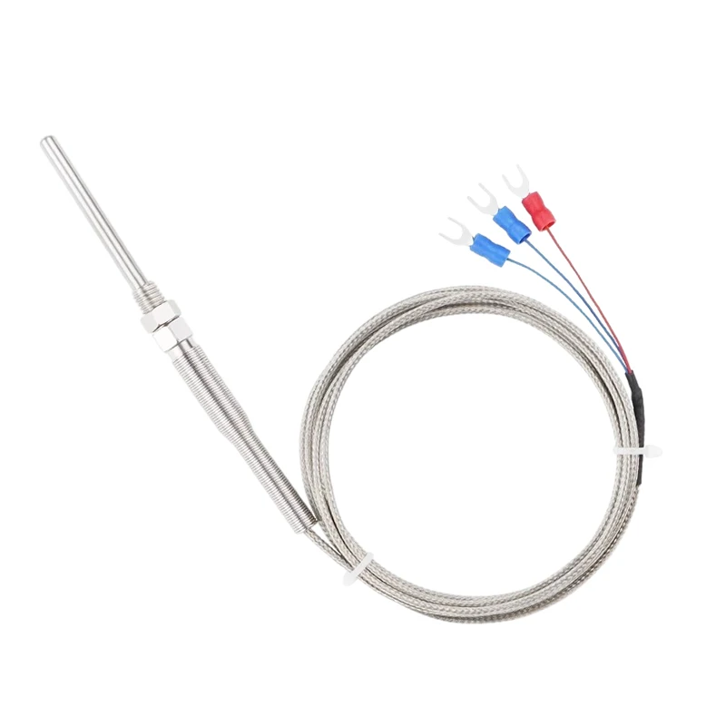 Probe Thermocouple Temperature Sensor Temperature Measuring Wire PT100 Sensing Wire Platinum RTD Thermostat Probe