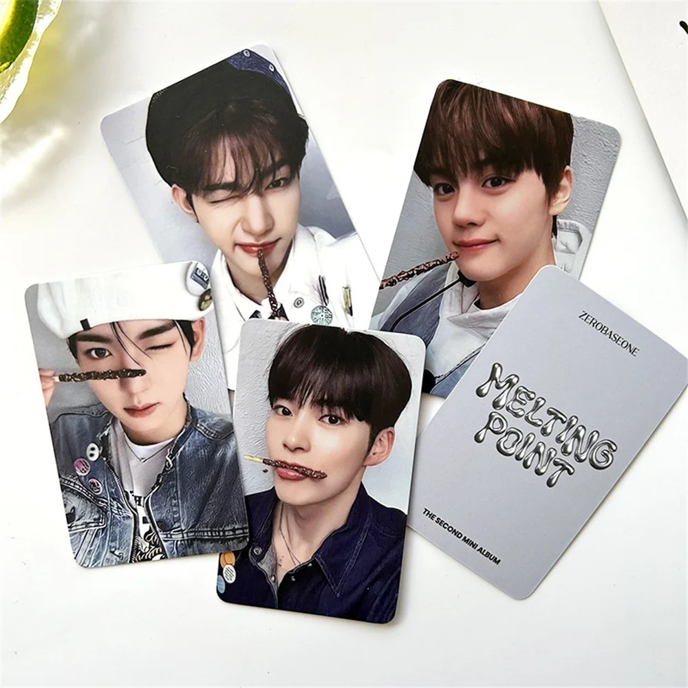 10pcs/Set ZB1 Album MELTING POINT Special Cards ZhangHao Hanyujin Double Sides Printing LOMO Card Fan Collection Postcards