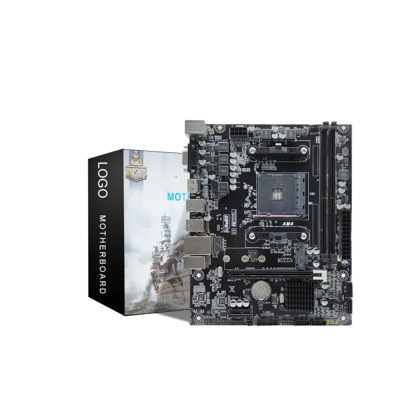 A320 Motherboard AMD AM4 Core Display Desktop Computer Motherboard DDR4 Dual Channel M.2/Gigabit Ethernet DIY