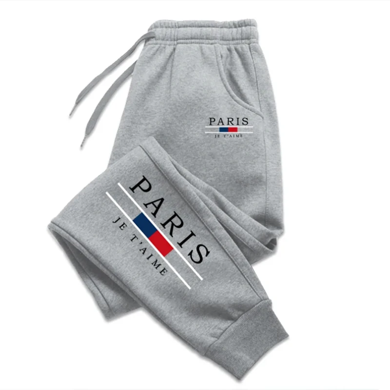 Men\'s jogging Paris Autumn and Winter New Men\'s Wear Pants Sports Jogging Fitness Running Pants Harajuku Street Trendy Pants