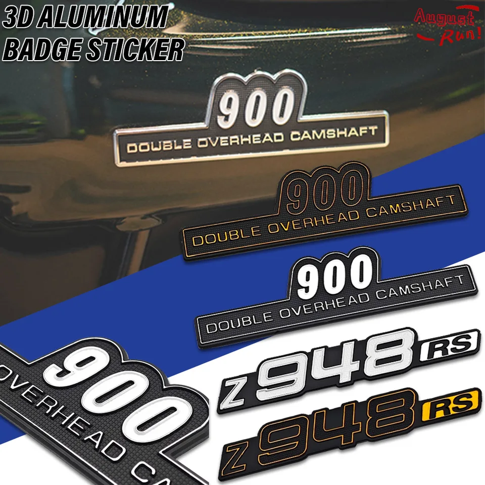 ロコページ Kawasaki Z900 Z948RS 3D Aluminum Badge Sticker