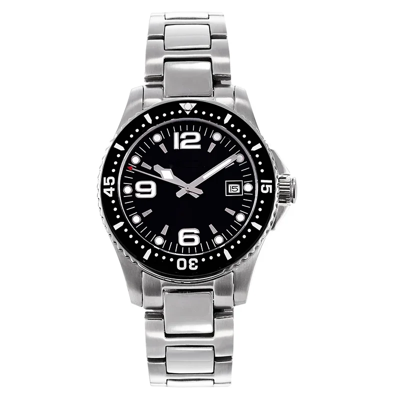 Phylida 40mm Automatic Sport Diver Watch Black Dial Japan Miyota Classic Watches for Men Luminous Sapphire Crystal