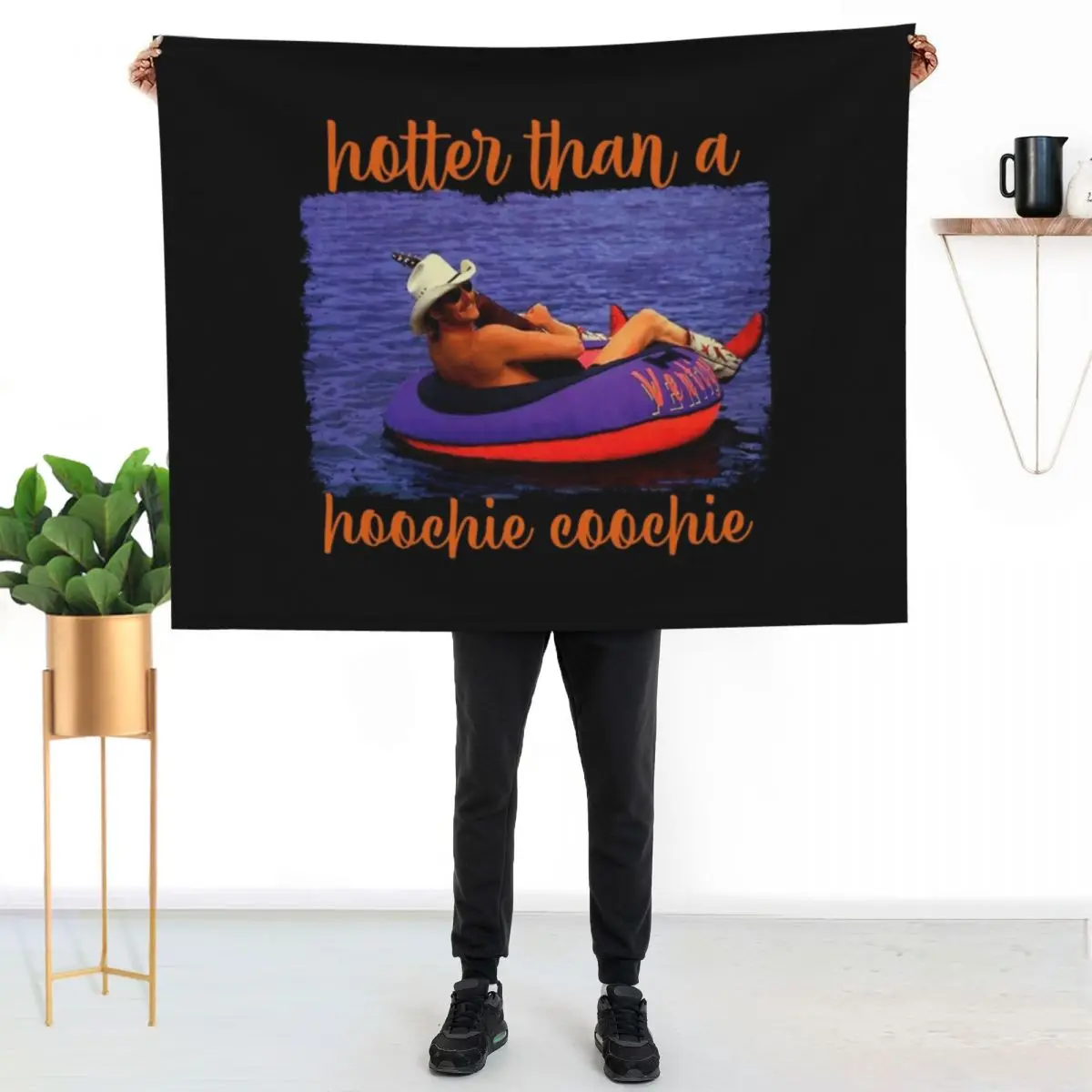 

legendary singer Throw Blanket Modern Design Soft Blanket for Home Decor