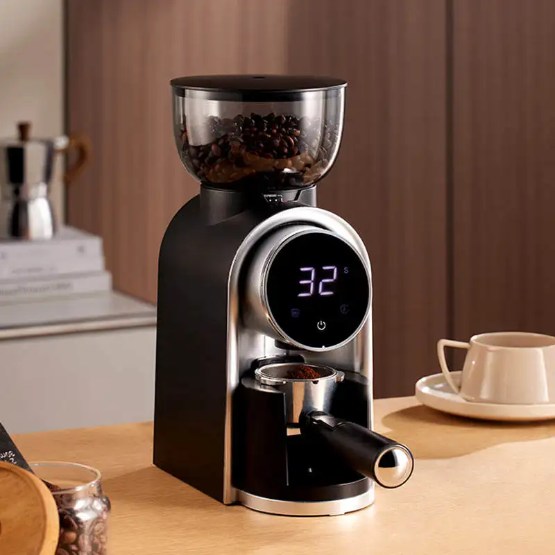 

Профессиональная кофемолка для зерен, 220 В, коммерческая кофемолка для домашнего использования, коммерческая кофемолка для эспрессо для домашнего использования