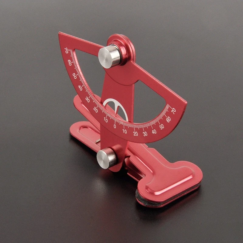 Rudder Angle Measuring Instrument, Wing  Measuring Tool, Anodized Aluminum Engraving Rudder Surface Ruler
