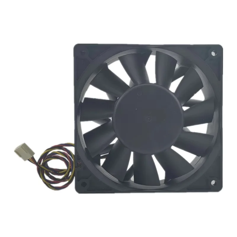 New original PFB1224UHE 24V 2.4A 12038 12CM 2-wire 4-wire high air volume inverter server cooling fan image 3