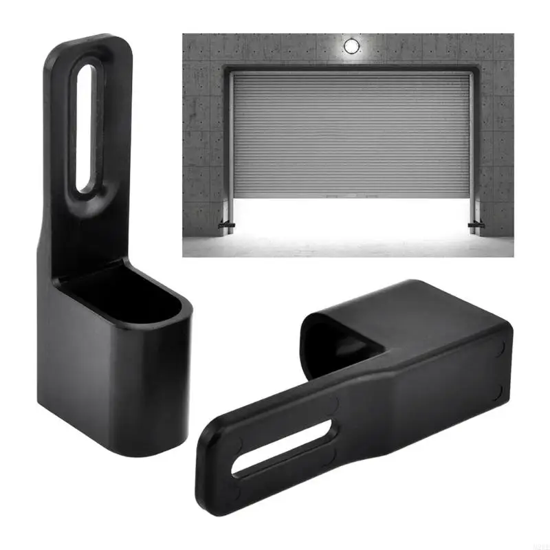 2025 NUEVO 2 PCS garaje Protector del negro Cubierta plástico Textura para mejorar seguridad y