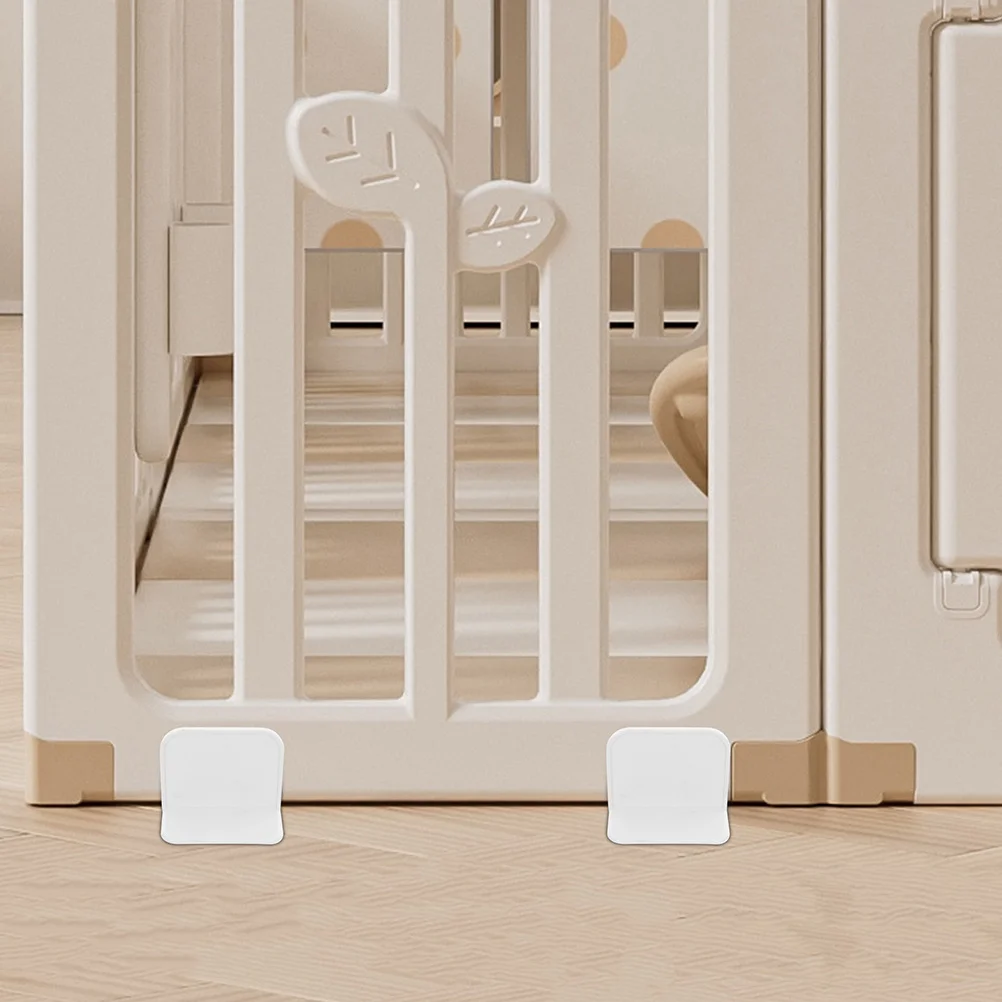 6 pezzi stabilizzatore per box strumento di fissaggio antiscivolo per deflettore di sicurezza per bambini protezione del pavimento installazione semplice accessori per box