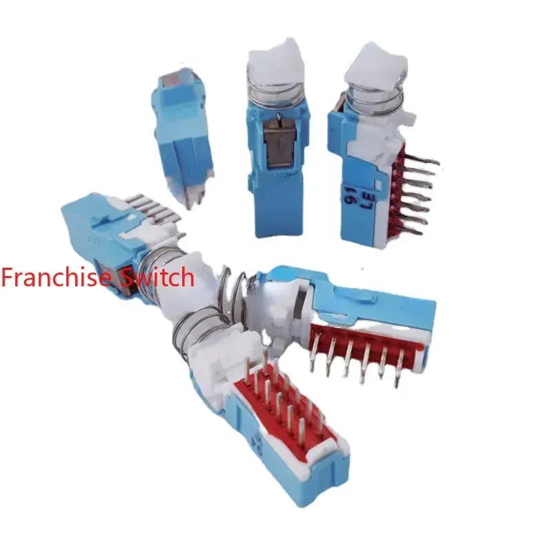 5PCS 2*6=12-foot Self-locking Piano Keys, Straight Key Switch Buttons, With A Total Length Of 38mm.