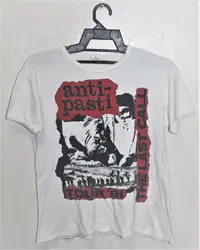 VINTAGE 80s 1981 ANTI PASTI PUNK ROCK TOUR koncert PROMO t-shirt zderzenie przeklęte