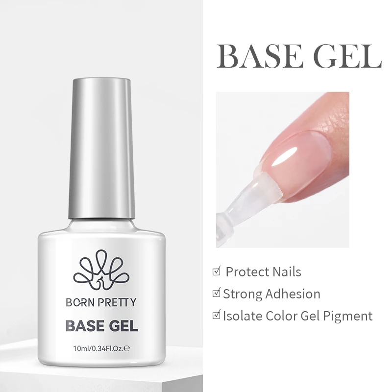 BORN PRETTY Jelly Nude Gel-Nagellack, 10 ml, hellrosa, pfirsichfarben, durchscheinende Farbe, UV-Lichtheilung, Gel-Lack, Nagelkunst, DIY zu Hause