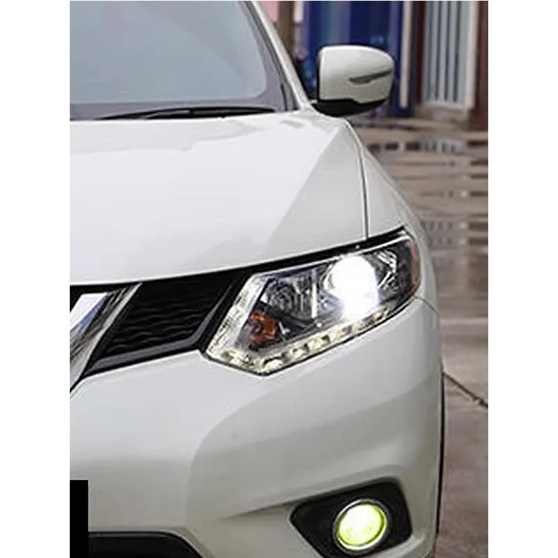 Customized Full LED Headlights For Nissan X-TRAIL Bi-xenon Projector Lens Front Lamps With DRL