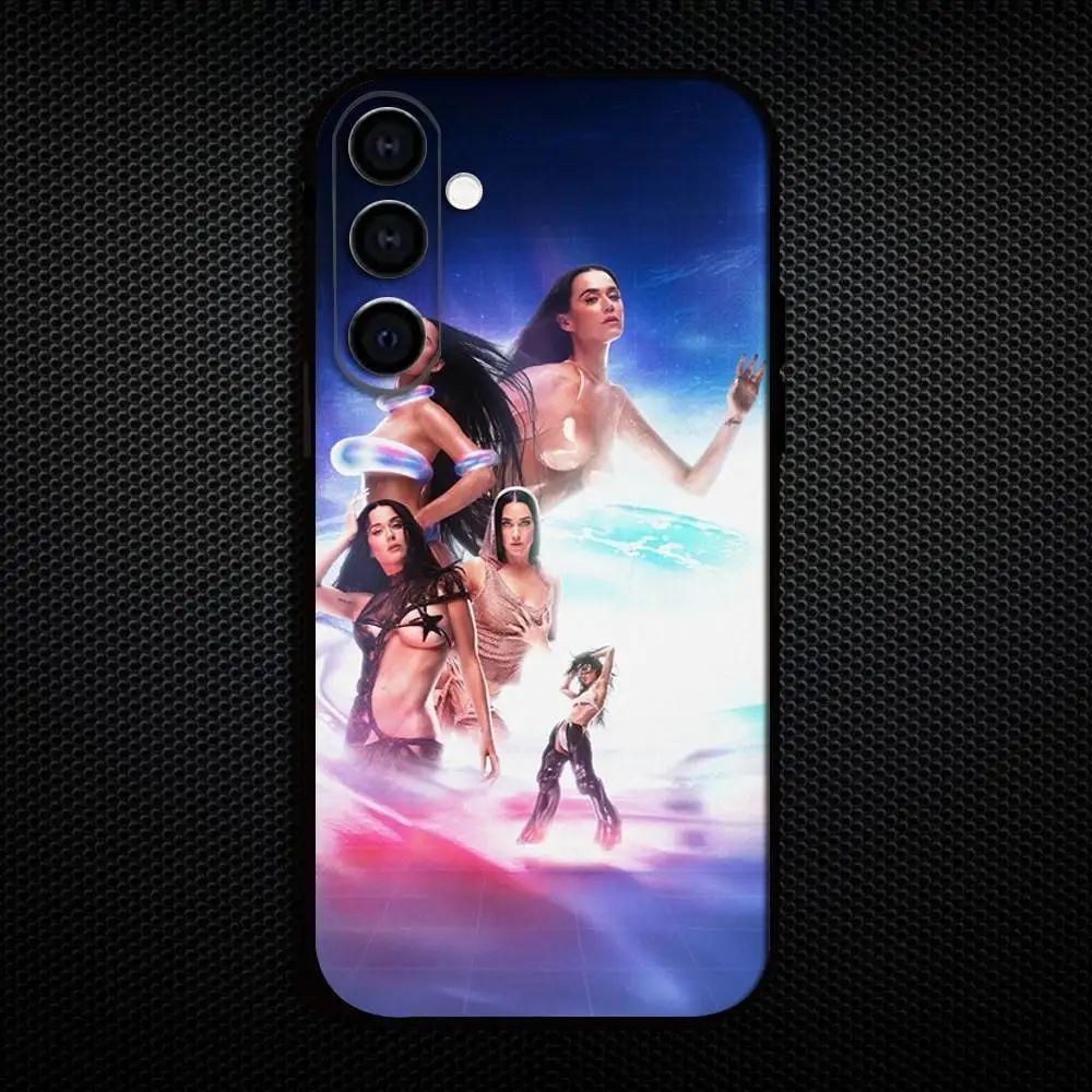 Funda de teléfono K-Katy P-Perry Singer para Samsung Galaxy A73,A72,A71,A70,A53,A52,A51, otras fundas negras suaves