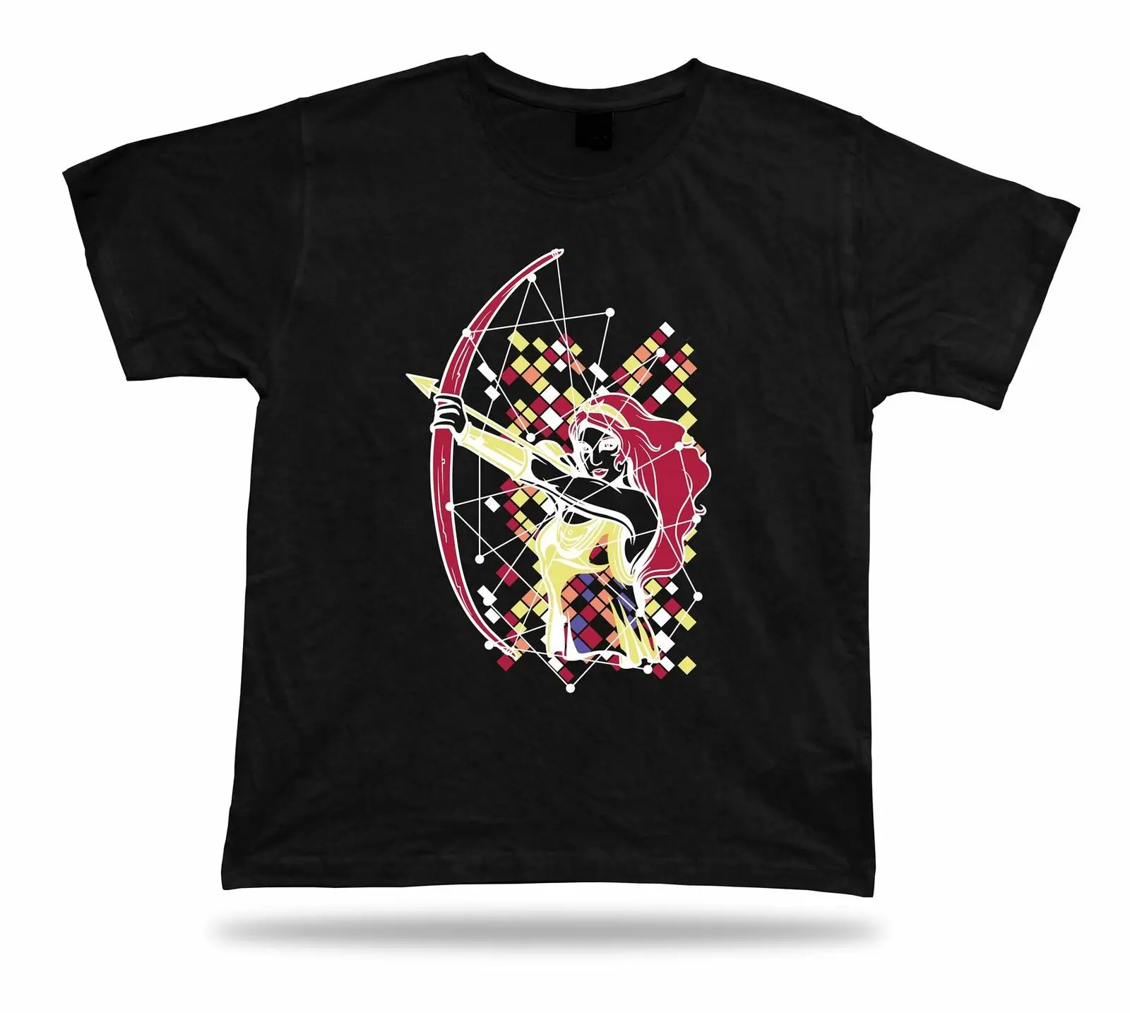 Woman & bow and arrow art design Tshirt birhday apparel special spiritual gift