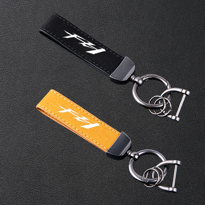 

Для YAMAHA FZ1 FAZER FZ-1 2006-2015 2008 2009, аксессуары для мотоцикла, высококачественный брелок для ключей, кожаный замшевый брелок