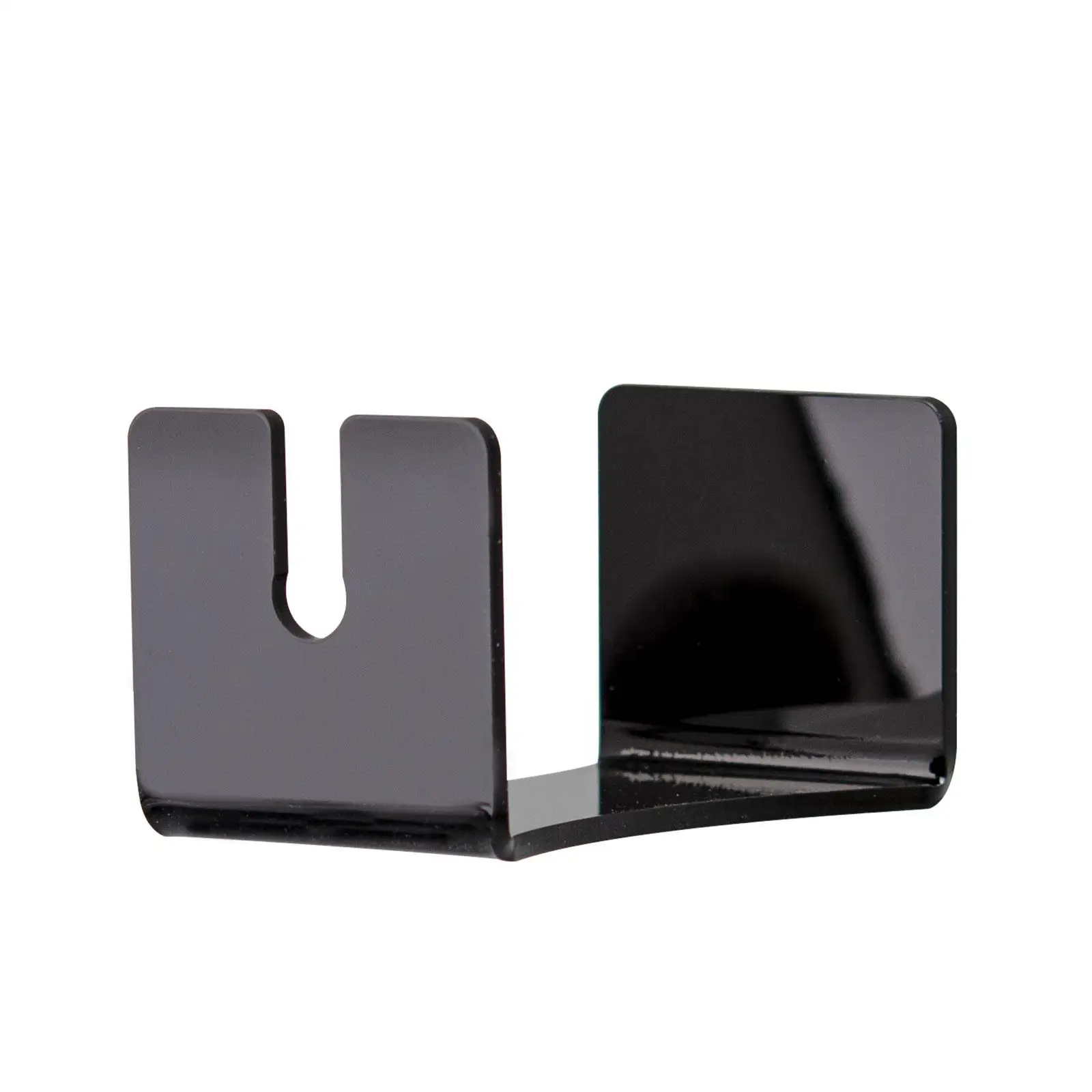 

Durable Acrylic Shaver Stand Black Manual Razor Holder Organizer Bathroom Shelf for Men