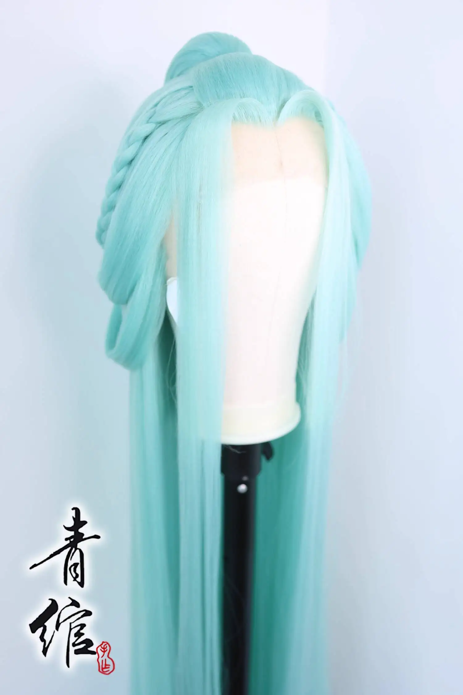 جزيرة سيليانغ فنغميان كوس غطاء شعر مستعار تأثيري النمط القديم الشعر الطويل حفلة الهالوين تأثيري