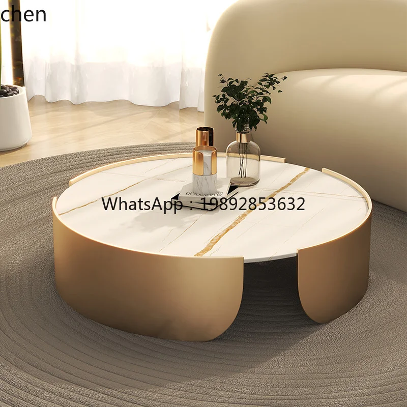 light luxury simple small apartment living room beauty salon lamb wool curved fabric sofa