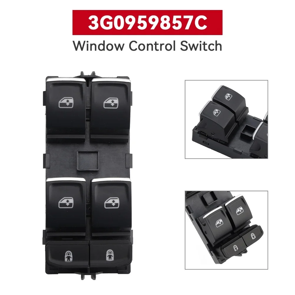 

Window Control Switch For Touran For Touareg For Skoda For Karoq For Skoda Kodiaq For Skoda Supreb 3G0959857C 3G0959857B