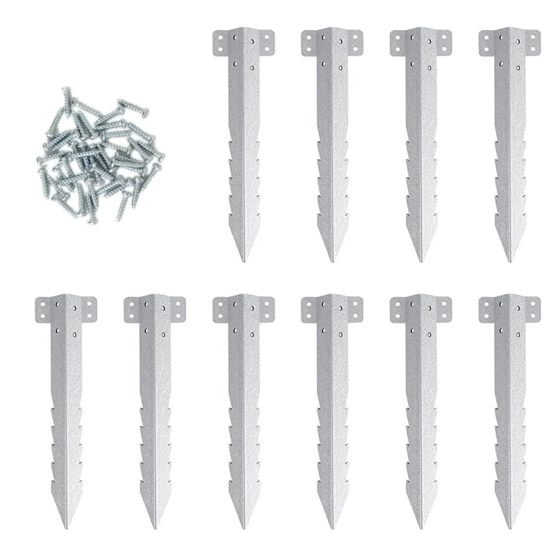 PORK-Маленькие кронштейны для железнодорожного спального места, 10 шт. — сверхмощные спальные колья для дорожки, садовая приподнятая кровать