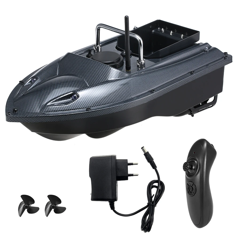 D18B GPS Fishing Bait Boat 500m Remote Control Automatic Bait Boat LCD Display Night Light 500M Remote Control Smart Bait Boat