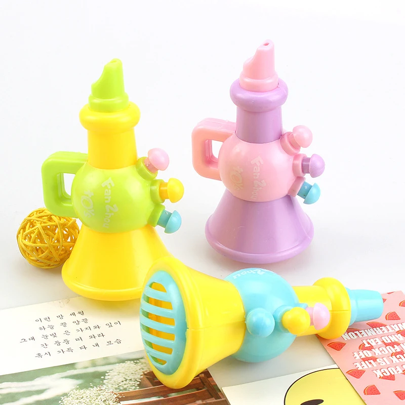 Jouets musicaux de simulation de corne de dessin animé soufflables pour enfants, puzzle drôle créatif pour bébé, cadeau de vacances et d'anniversaire, nouveau