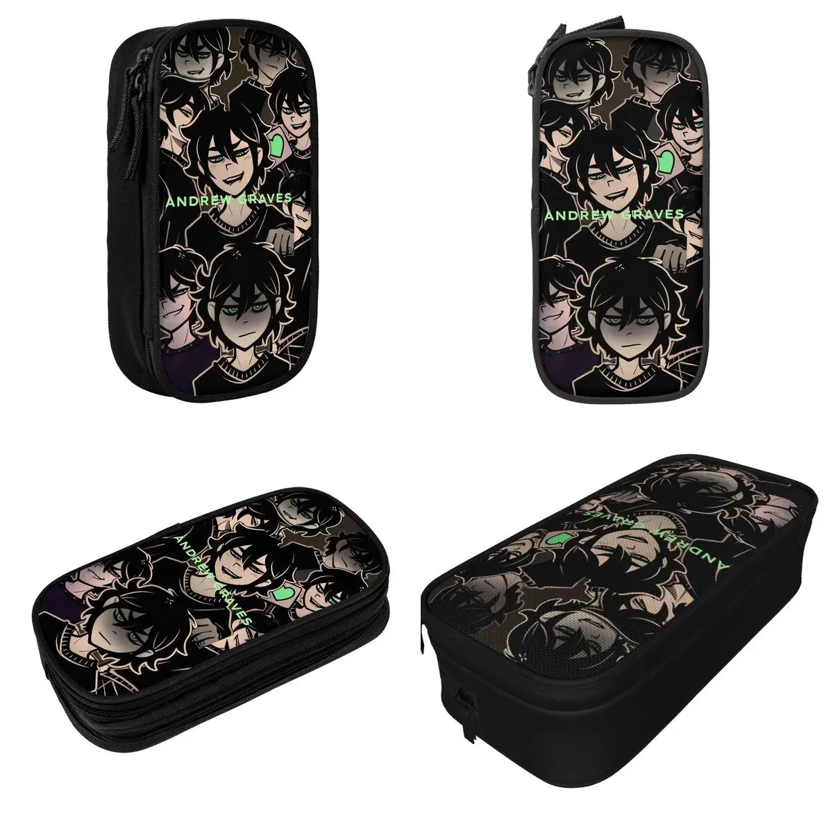 The Coffin Of Andy And Leyley Game Andrew Graves Pencil Cases Pen Bag Girl Boy Large Storage School Supplies Gifts Pencil Box