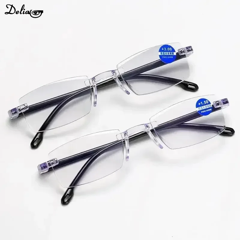 

New Ultra Clear Lenses Anti-blue Reading Glasses for Men and Women HD Telephoto Glasses Fashion Smart Zoom Reading Glasses